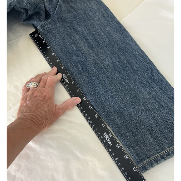 Cottage core Y2K Denim Embroidered Bedazzled Bling Ladies jacket Size XXL - Picture 11 of 11